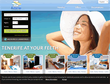 Tablet Screenshot of adonisresorts.com